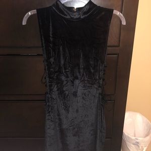 Windsor Black Velvet Dress